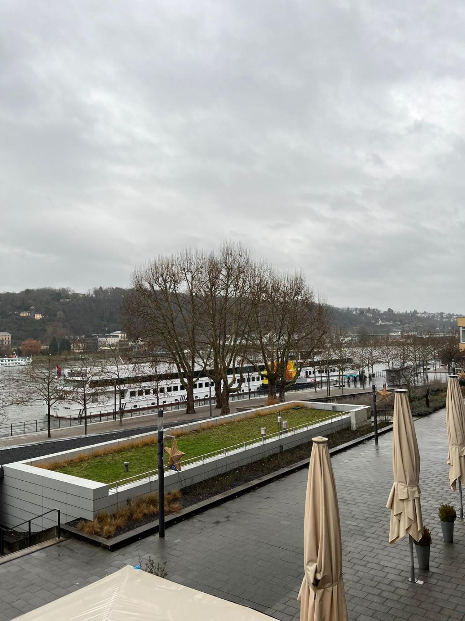 קובלנץ Rheinpanorama Suite Mit Balkon מראה חיצוני תמונה